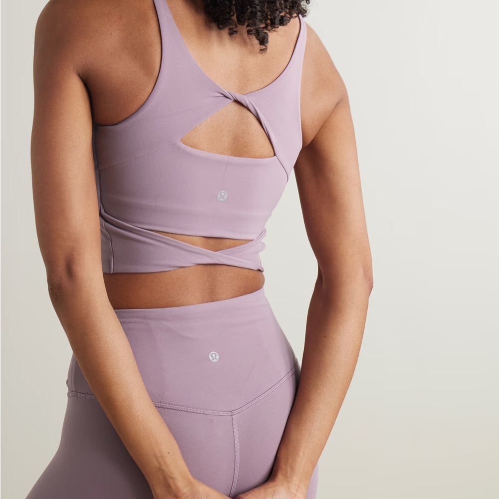 Lululemon yoga twist tank - lavender
